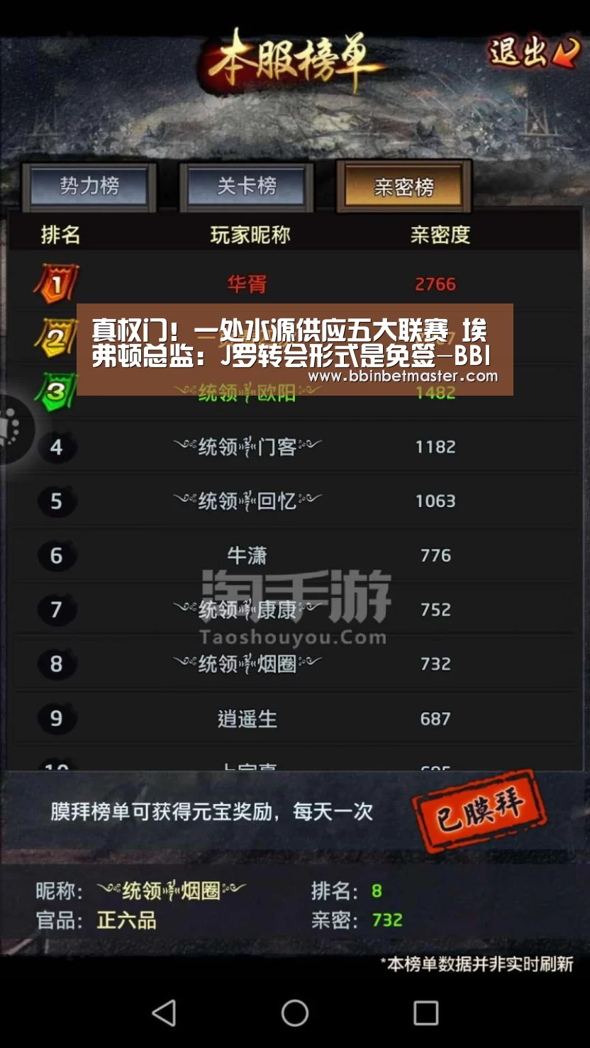 真权门!一处水源供应五大联赛 埃弗顿总监:J罗转会形式是免签-BBIN捕鱼(图2) BBIN竞猜